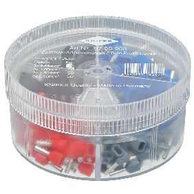 KNIPEX Sortimentsbox mit 200 Twin-Aderendhülsen 4-tlg.