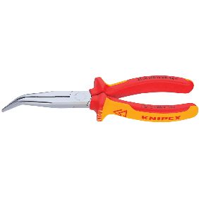 KNIPEX Flachrundzange VDE gewinkelt