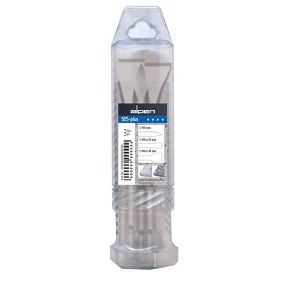 ALPEN Kurzmeißelset SDS-plus 3-teilig