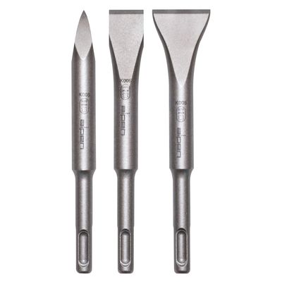 ALPEN Kurzmeißelset SDS-plus 3-teilig