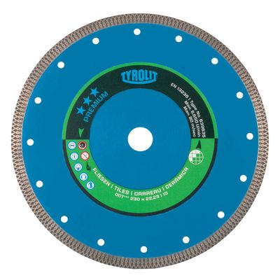 TYROLIT Diamanttrennscheibe Premium 1A1R DCT 180x1,4x35-30-25,4mm