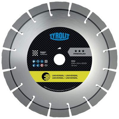 TYROLIT Diamanttrennscheibe Premium C3W 230x2,4x22,23 DCUP4