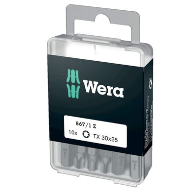 WERA Bit 867/1 DIY TX 30x25mm 1 Pkg.=10 Stück