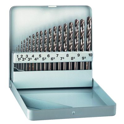 ALPEN Spiralbohrerkassette KM25 HSS 25-teilig, ECo DM 1,0-13,0x0,5mm