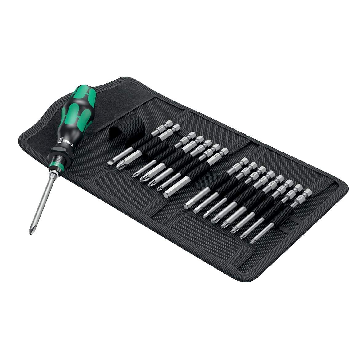 WERA Bit-Satz Kraftform 60, 17-teilig in Tasche