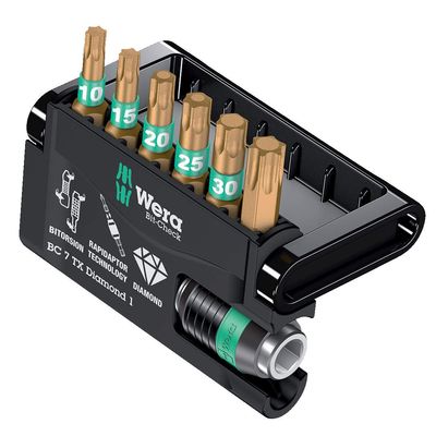 WERA Bit-Check 7 TX Diamond 1 7-teilig