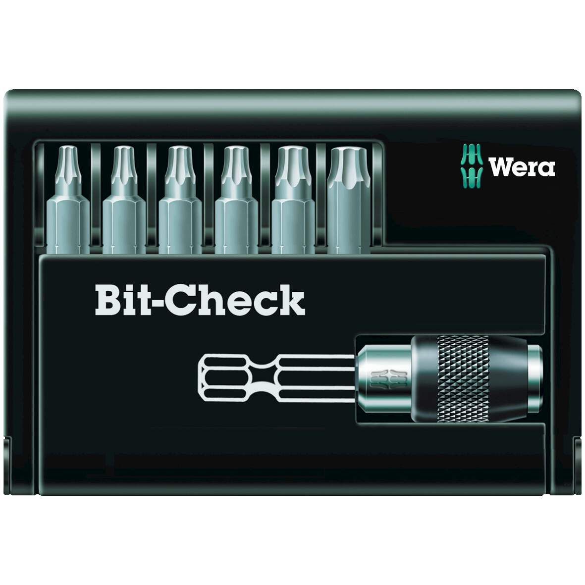 WERA Bit Check 8067/6 Z BO TORX mit Loch sortiert 7-teilig