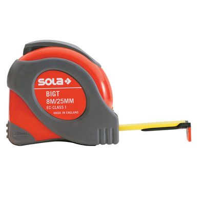 SOLA Rollmeter BIG T 8m Bandbreite 25mm
