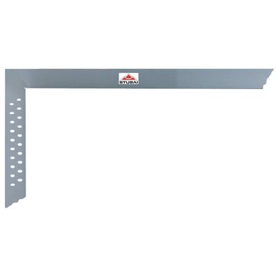 STUBAI Zimmermannswinkel Stahl mit Anreißlöcher 700mm