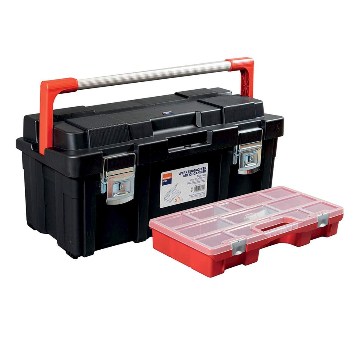 WORKERS BEST Werkzeugkoffer mit Organizer 650x300x295mm