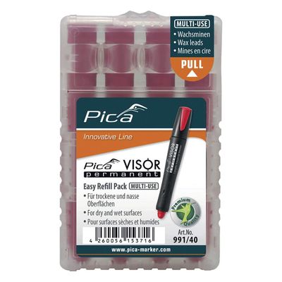 PICA Ersatzminenset Pica Visor perm rot
