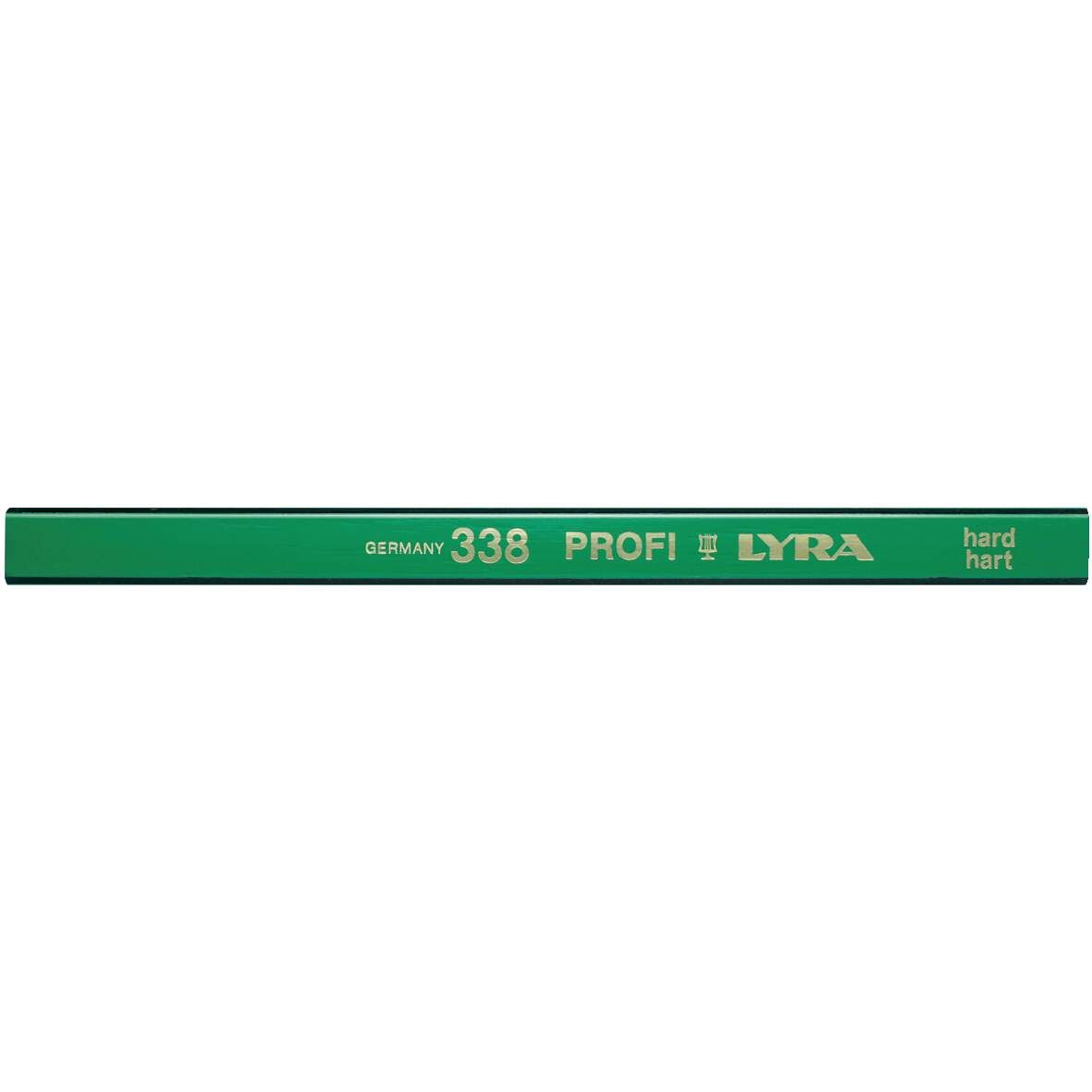 LYRA Zimmermannsstift flachoval 18cm 2H Mine mittel