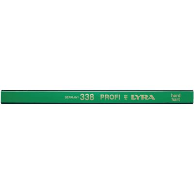 LYRA Zimmermannsstift flachoval 18cm 2H Mine mittel