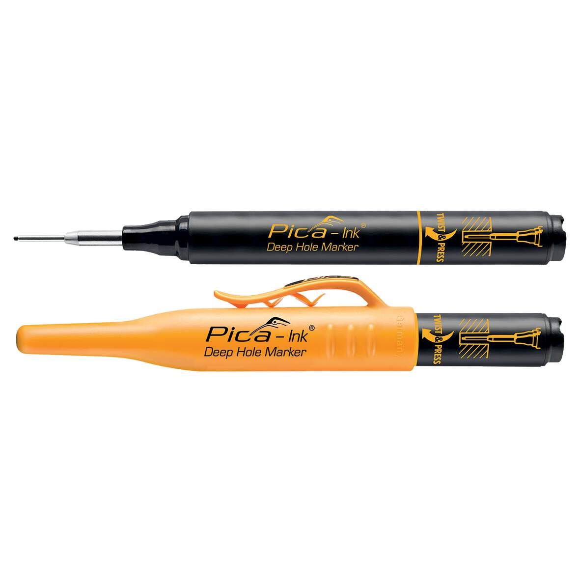 PICA Tieflochmarker schwarz
