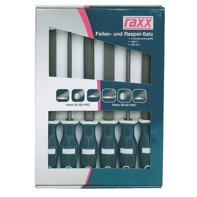 RAXX Feilen- und Raspelsatz 6-teilig 200mm