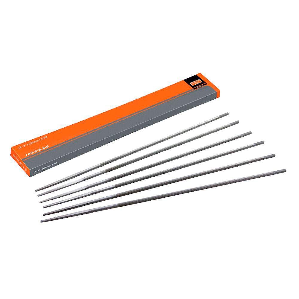 BAHCO Kettensägefeilen rund 200x5,5mm 1 Pkg.=6 Stück