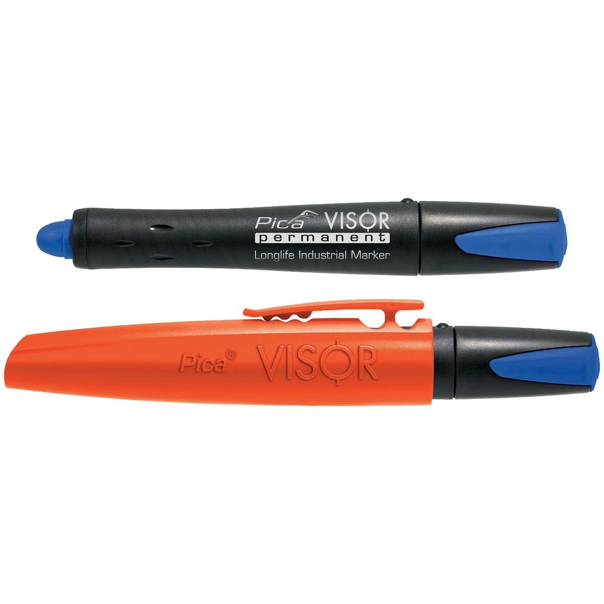 PICA Permanetmarker Visor blau
