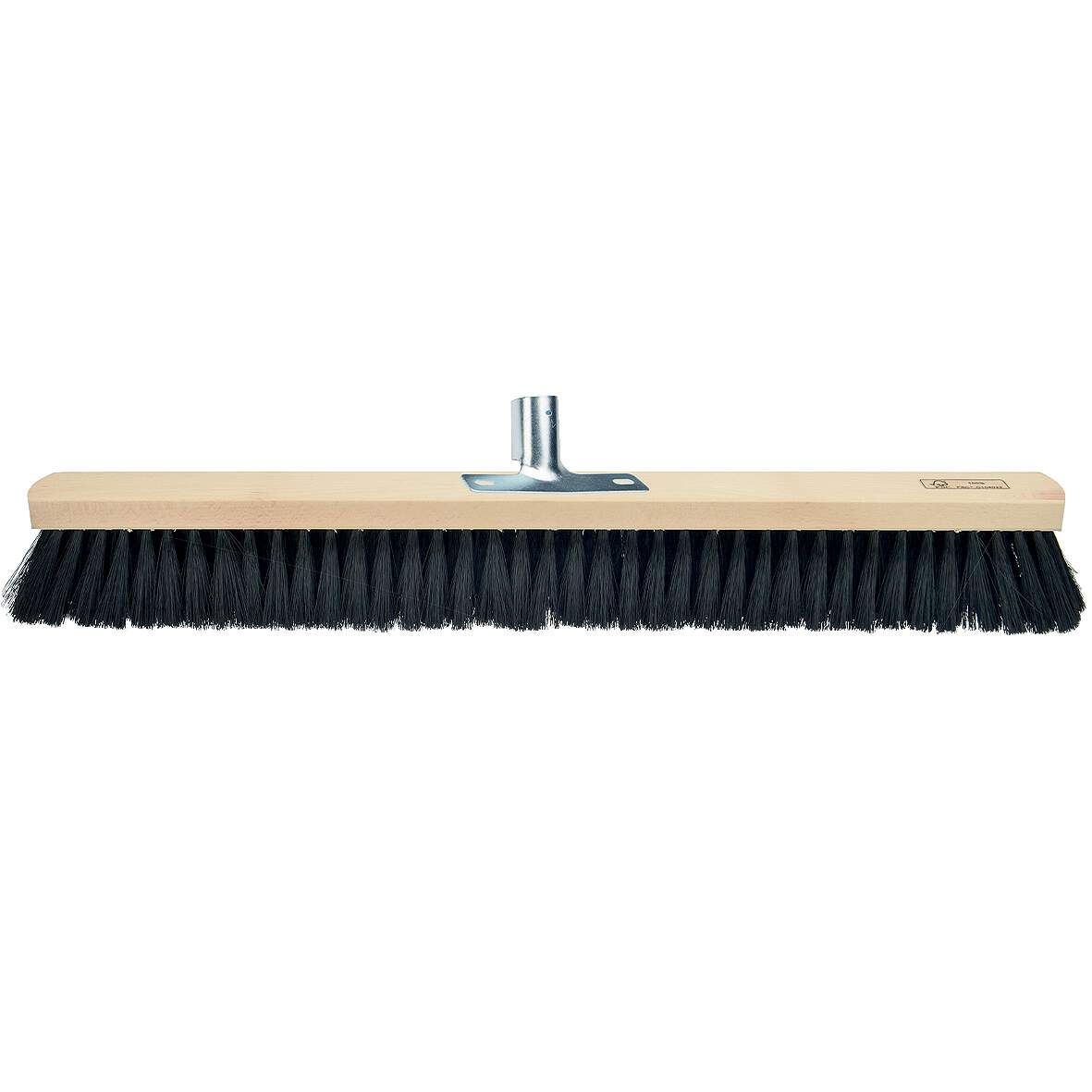 ALEDIN Saalbesen 60cm mit Halter 2,4cm Mischhaar
