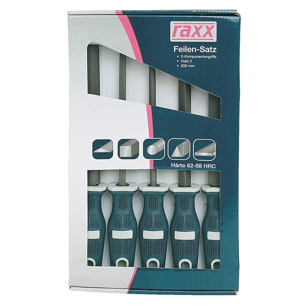 RAXX Feilensatz 5-teilig