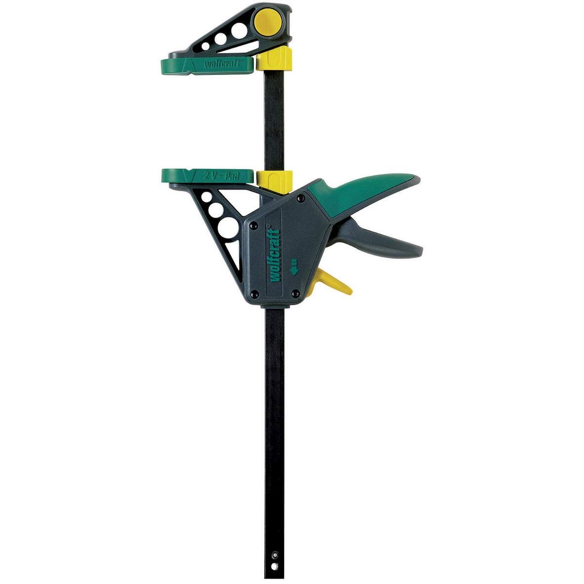 WOLFCRAFT Einhandzwinge PRO 100-450 Dehnbereich 210-710mm