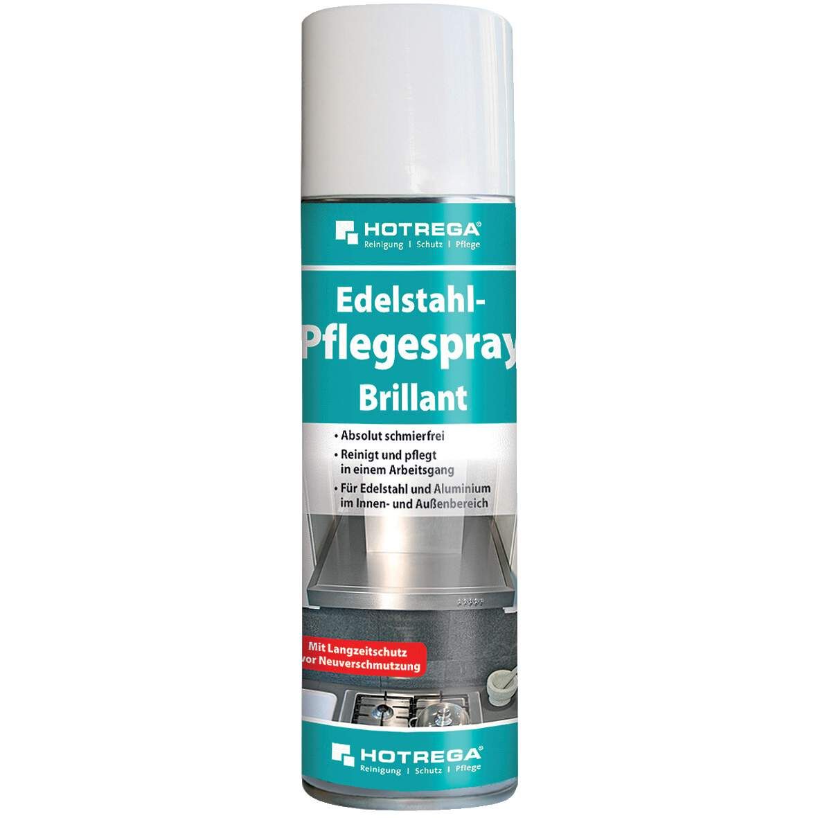 HOTREGA Edelstahl-Pflegespray Brillant 300 ml Spraydose