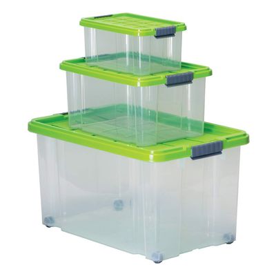 RIVAL Boxen-Set mit Deckel 3er 60x40 x34/40,5x29x20,5/30x19x14cm