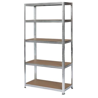 WORKERS BEST Steckregal/Werktisch 5 Holzb 180x90x45/90x180x45cm