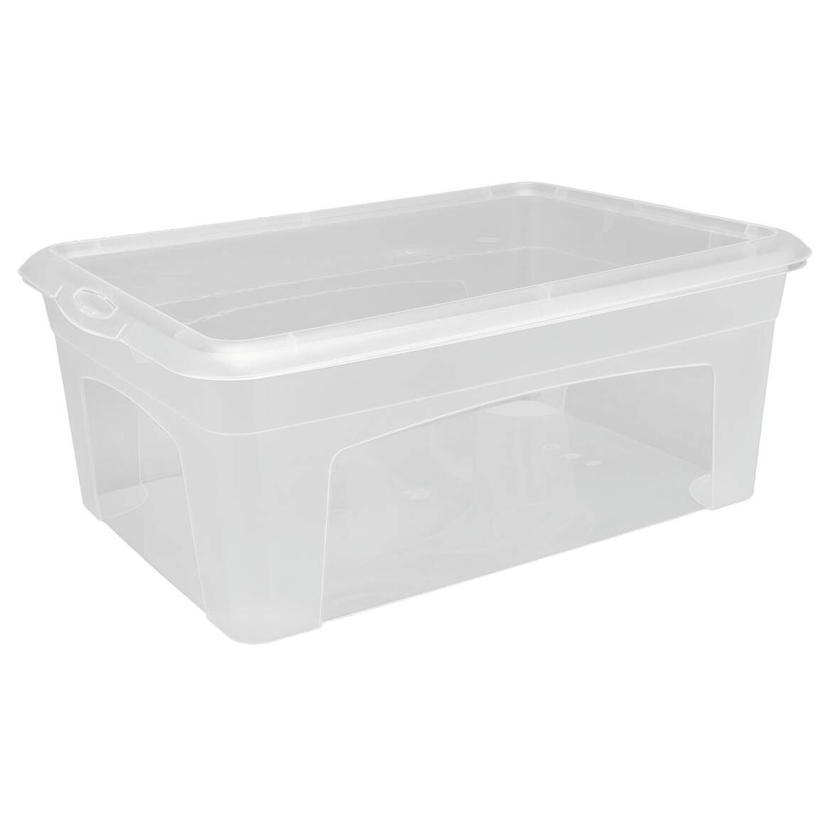 RIVAL Stapelbox Clear Box mit D. 10l transparent 38x26x14cm groß
