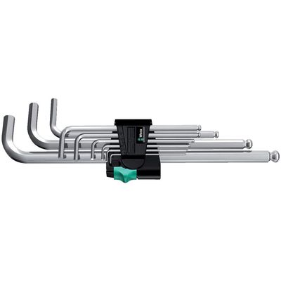 WERA Winkelschlüsselsatz 9-teilig sechskant 1,5-10,0mm