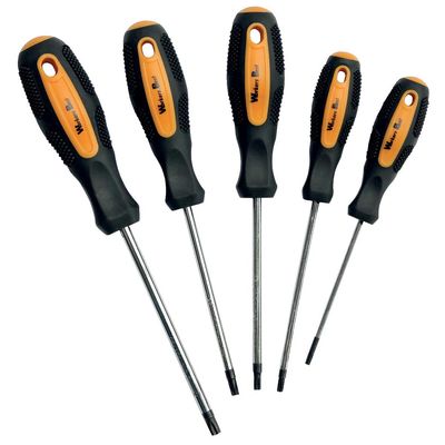 WORKERS BEST Schraubendrehersatz 5-teilig Torx T10, T15, T20, T25, T30