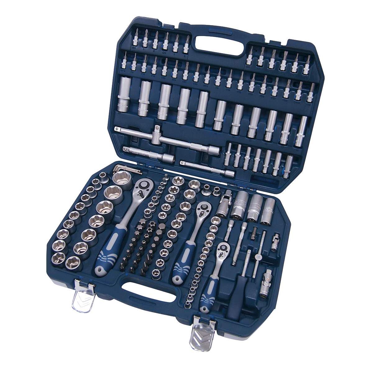 RAXX Steckschlüsselsatz 152-teilig 1/4&quot;, 3/8&quot;, 1/2&quot;