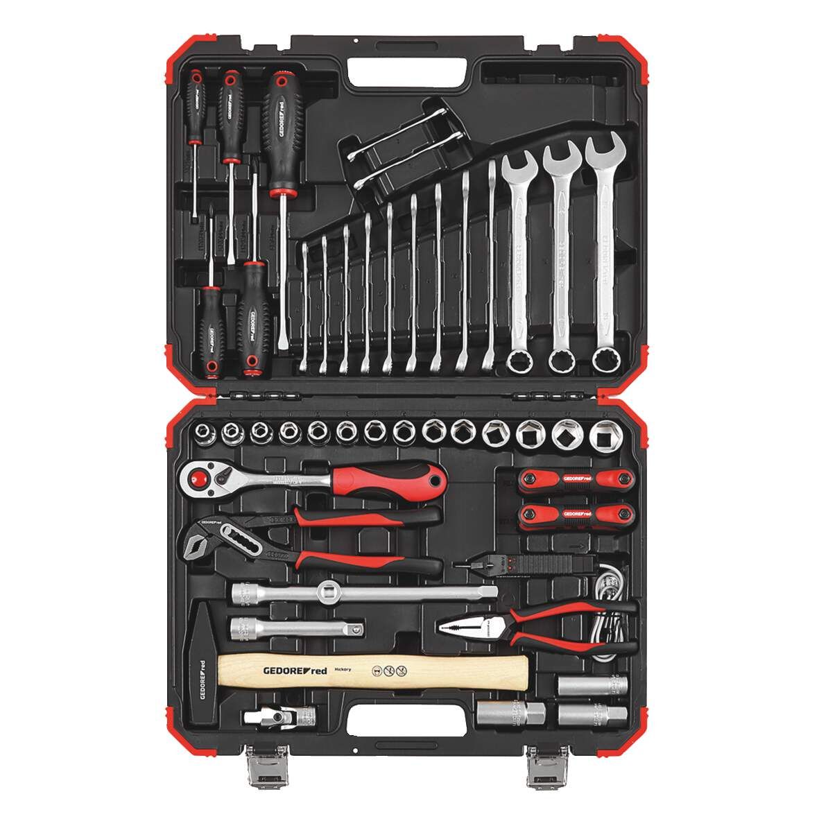 GEDORE RED Steckschlüsselsatz 1/2 61 -teilig Auto-Universal R69003061