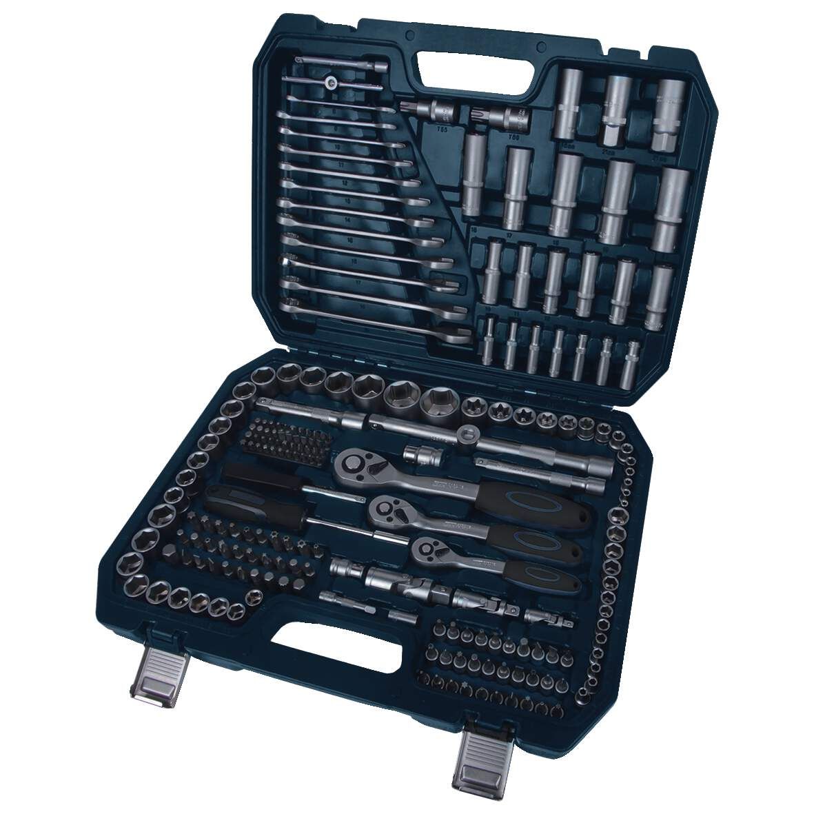 RAXX Steckschlüsselsatz 216-teilig 1/4&quot; 3/8&quot; 1/2&quot;