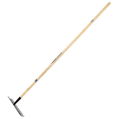 FREUND Gartenrechen 14 Zinken mit Stiel