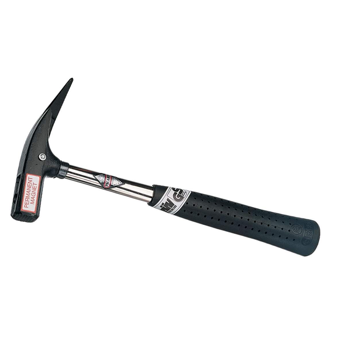 PICARD Latthammer mit Magnet 600g geraut mit Stahlrohrstiel