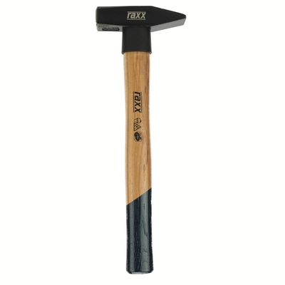 RAXX Schlosserhammer Premium Plus 400g, Holzstiel, Schlagschutz