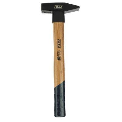 RAXX Schlosserhammer Premium Plus 100g, Holzstiel, Schlagschutz
