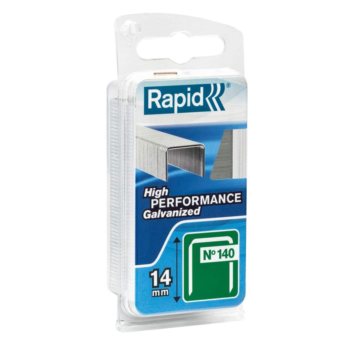 RAPID Heftklammern Stahl 140 06mm Narrow Blister 1Packung=970 Stück
