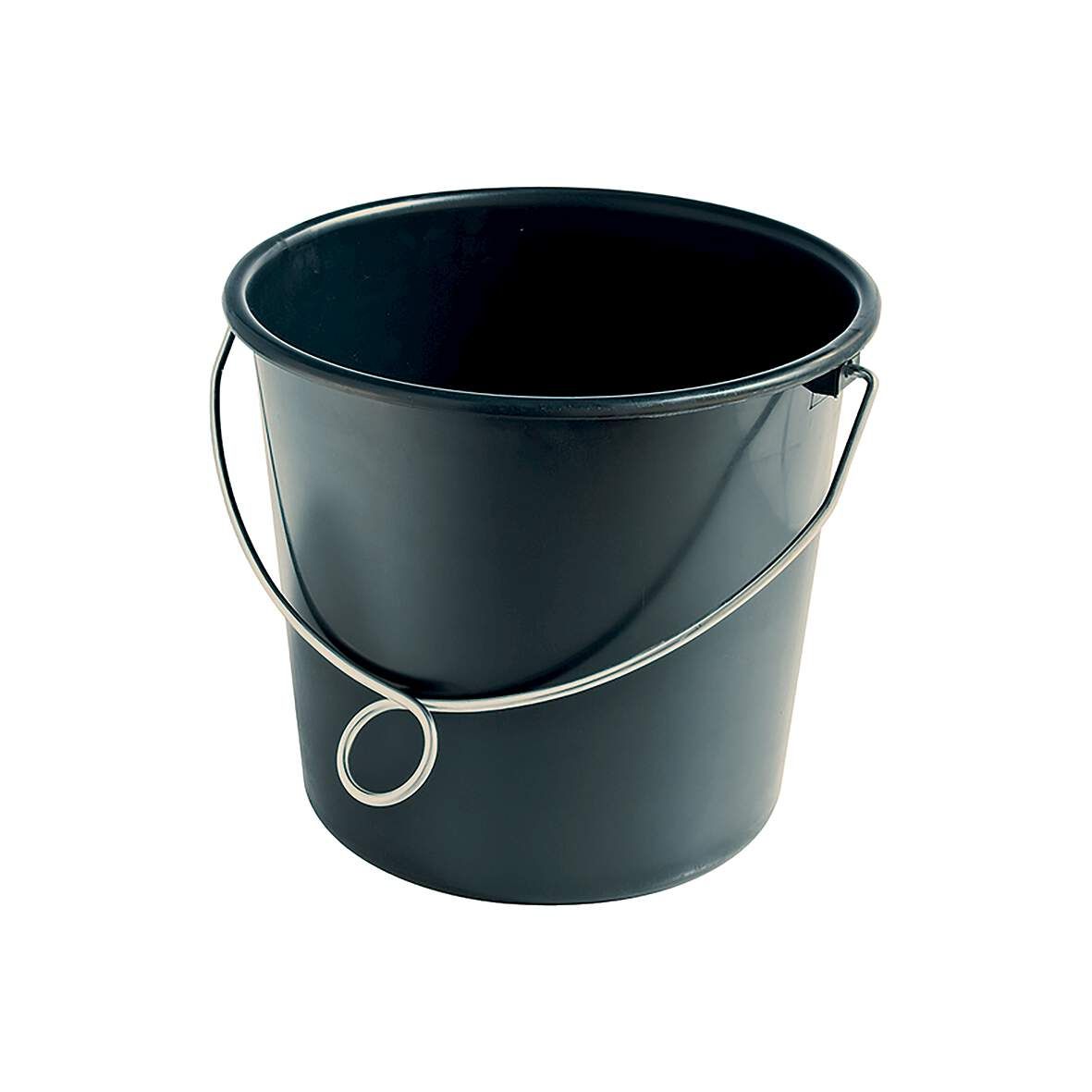 TEKO Baueimer 12l mit Ringbügel schwarz, H 26cm, DM 28cm