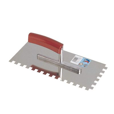 KAUFMANN Glättekelle rostfrei 10mm gez. 280x130x0,75mm gebog. Griff