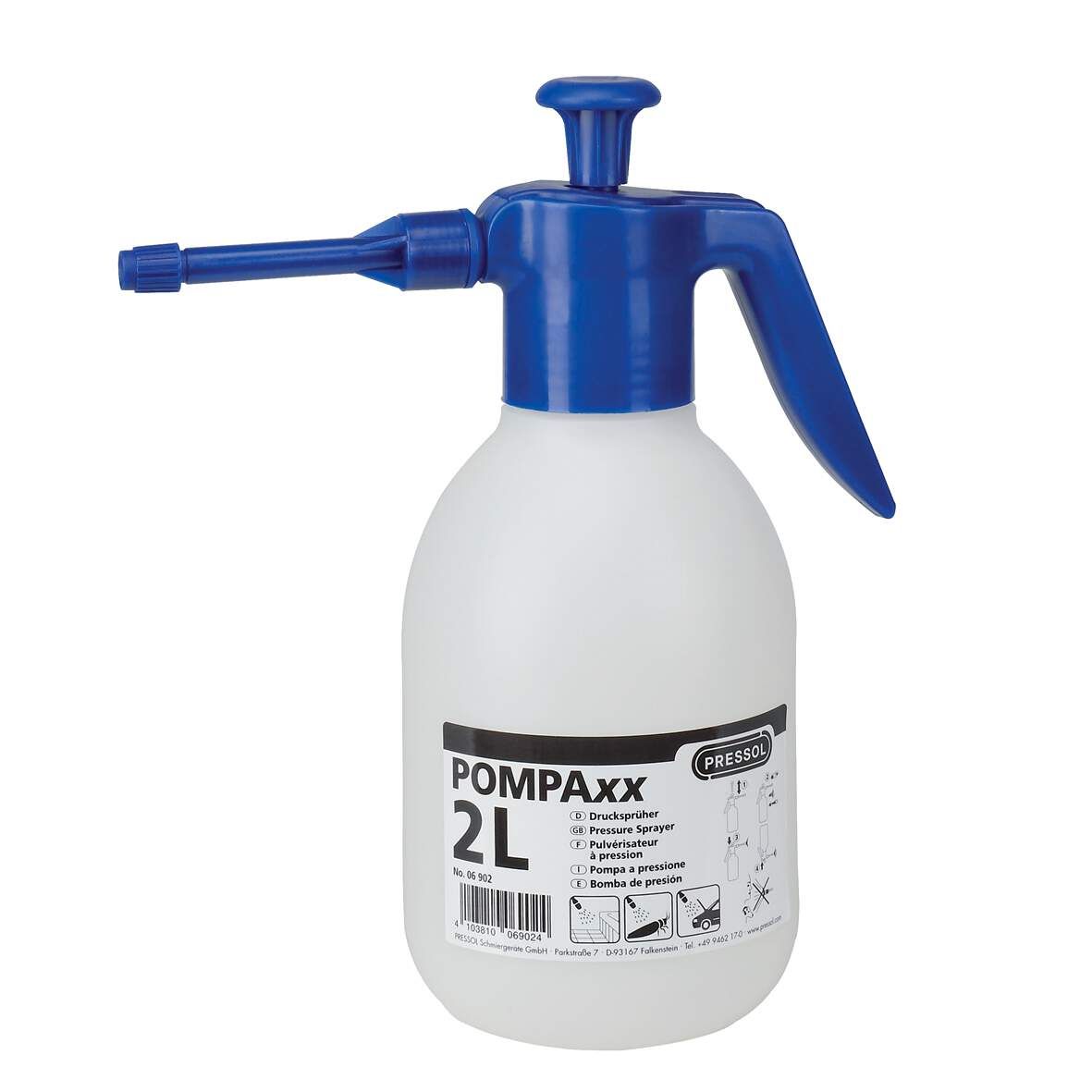 PRESSOL Industriezerstäuber POMPAxx 2l mit Spitzrohr