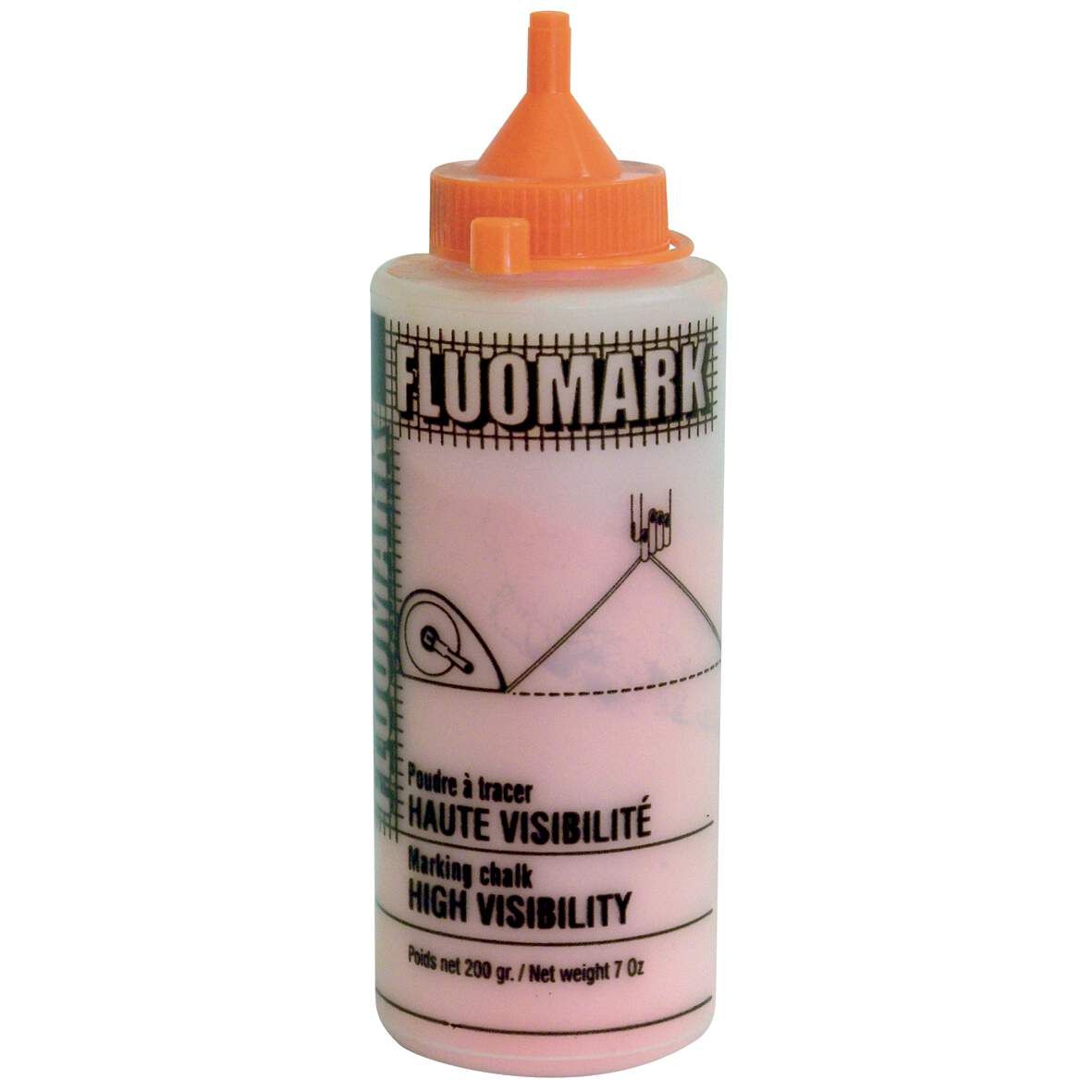 KAUFMANN Farbpuder in Flasche NEON orange 200gr.