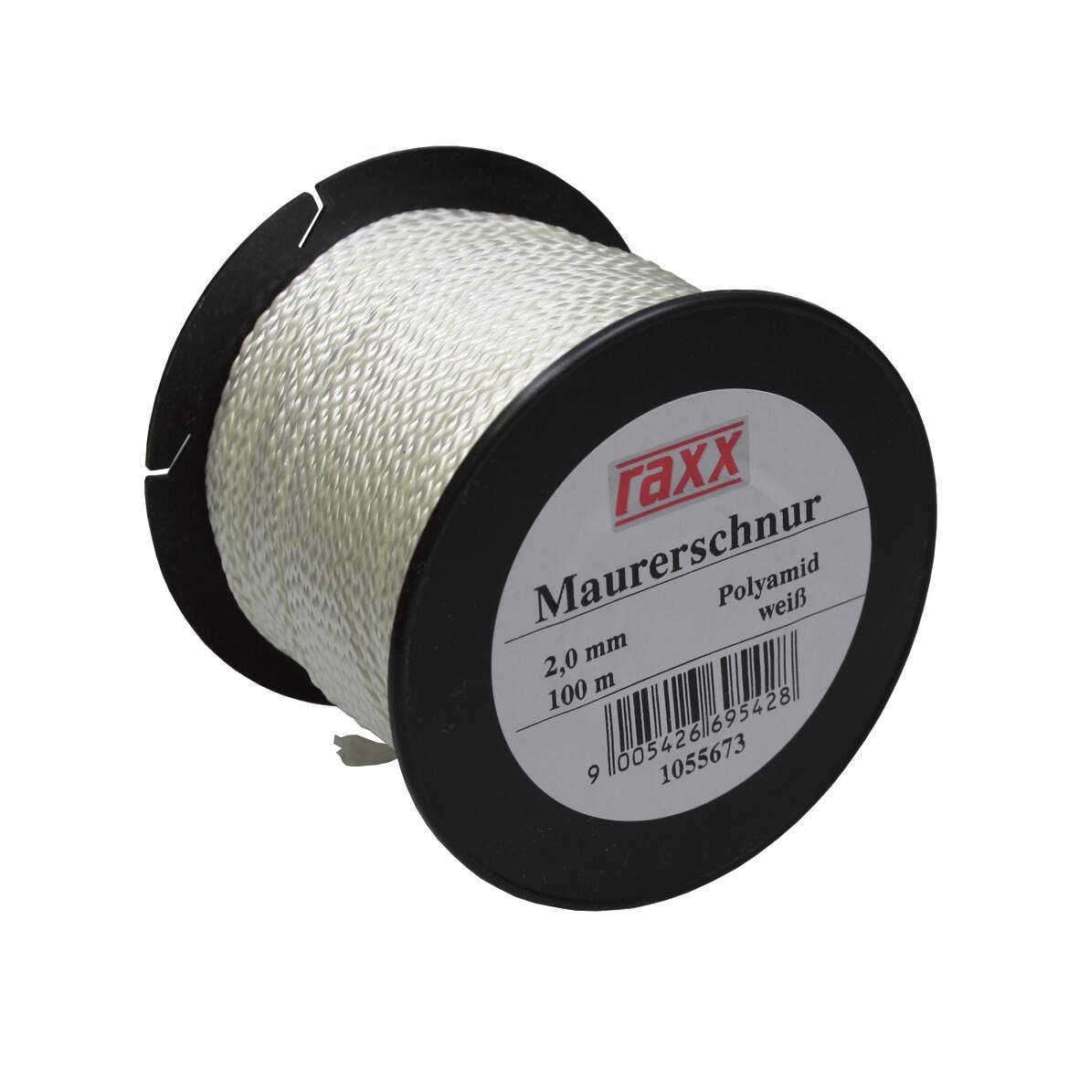RAXX Maurerschnur Polyamid geflochten weiß 3,0mmx100m