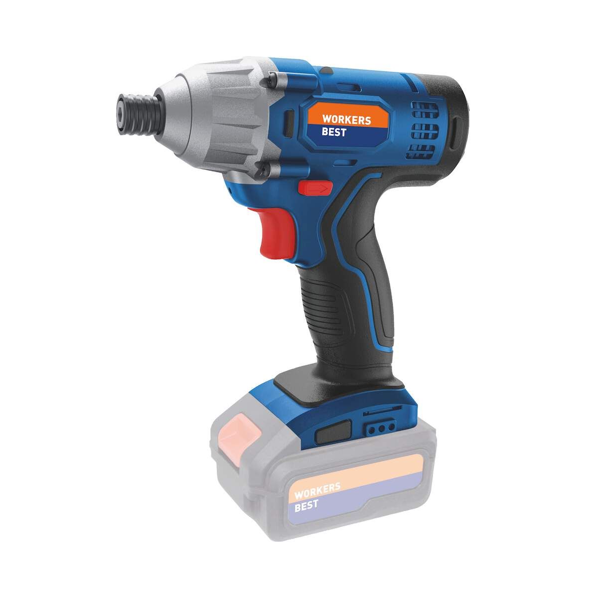 WORKERS BEST Akku-Schlagschrauber Hex 1/4&quot; WB 18V-SSH CPF