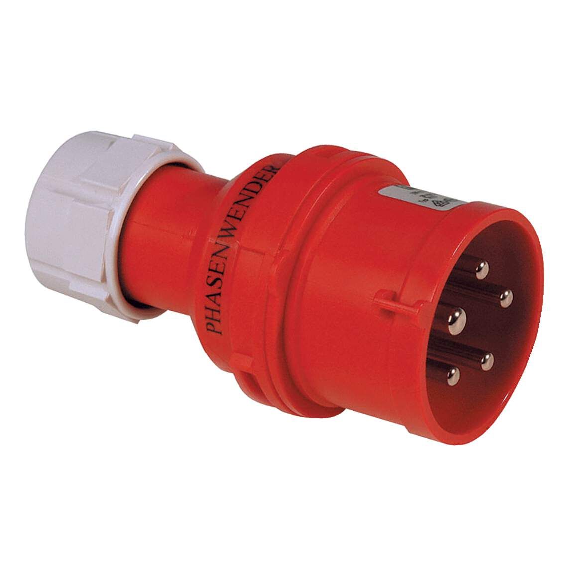 PCE CEE-Stecker 5 Pol. 16A 400 V mit Phasenwender