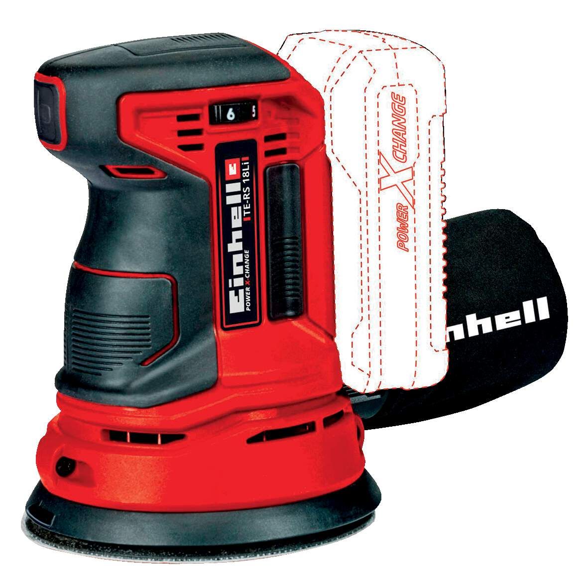 EINHELL Akku-Exzenterschleifer TE-RS 18 Li Solo
