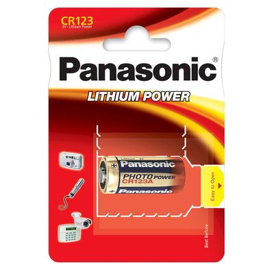 PANASONIC Photo-Lithium CR123AL 1/BP Batterien 3 V