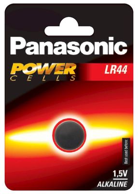 PANASONIC Alkali-Knopfzelle LR44P 1/BP 1,5 V