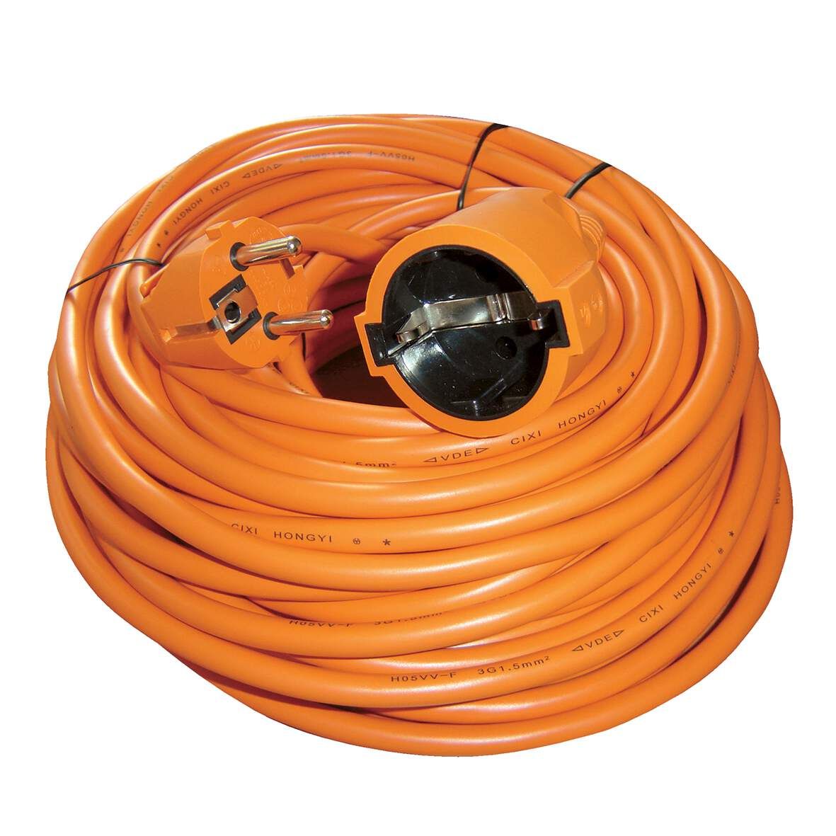 Verlängerungskabel 20m 3x1,5mm 230 V orange