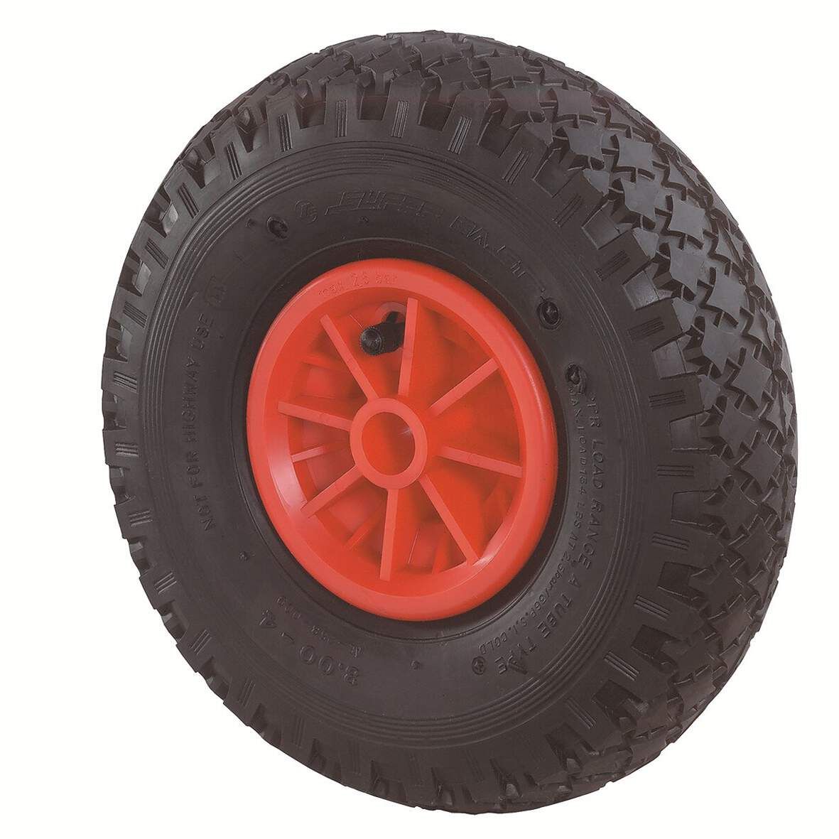 BS-ROLLEN Luftrad Kunstofffelge NL 75mm DM 260mm,Tragkraft 100kg